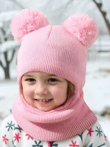 Unisex Knitted Hat for Kids & Adults, Warm Winter Accessory, Casual Daily Wear, Perfect for Cold Weather, Stylish Plain Design, Hat cap