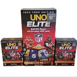Uno Elite NFL 2024 Core Edition Starter Pack W/ 2 Additional Draft Pack NEW