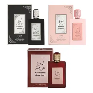 Perfume Bundle of AMEERAT Arabian, Arabian Rose and Arabian Noir Eau de Parfum (100ml)
