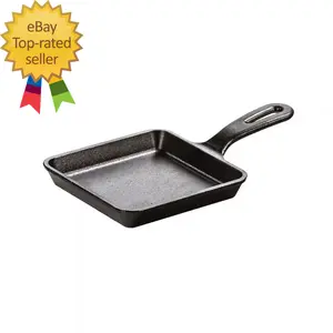 5.5 In. Square Cast Iron Skillet