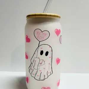 Libbey tumblers with plastic straw and pipecleaner. Drinkware