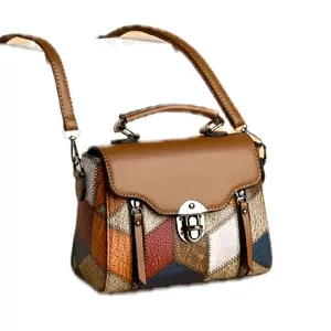 Aylana Bag - Elegant Genuine Cowhide Leather Purse with Long Adjustable Strap, Length Width Height Specifications