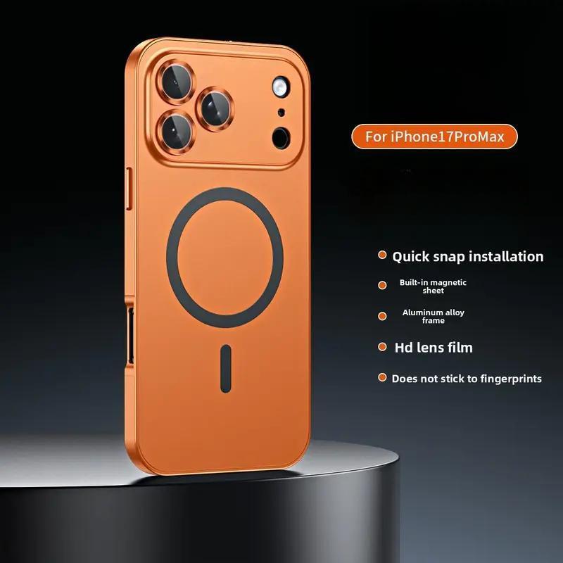 ACCE Original Nano Matte New Large Window Glass Lens Camera Protective Support Magnetic Phone Case, Suitable For iPhone 17 16 15 14 13 12 11 Pro Max Plus Shockproof Phone Case