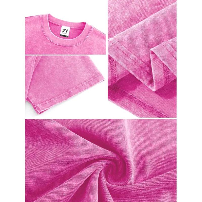 Unisex Make Heaven Crowded Print Acid Washed T-shirt Plus Size