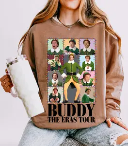 Buddy The Eras Tour Sweater – Celebrate the Christmas Spirit with Buddy the Elf in this Fun and Whimsical Holiday Sweater