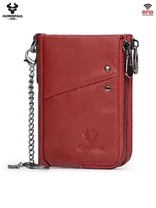 Women's Dual-Fold Coin Purse with Chain Strap, Large Capacity Multi-Functional Wallet, Multiple Card Slots, Easy Carry Bp852