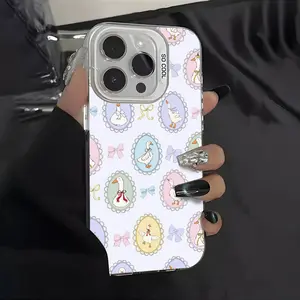 Cute Duck Pattern Phone Case， Whimsical Vintage Style for iPhone 17 16 15 14 13 12 11 Plus Pro Max， Lovely Gift A11