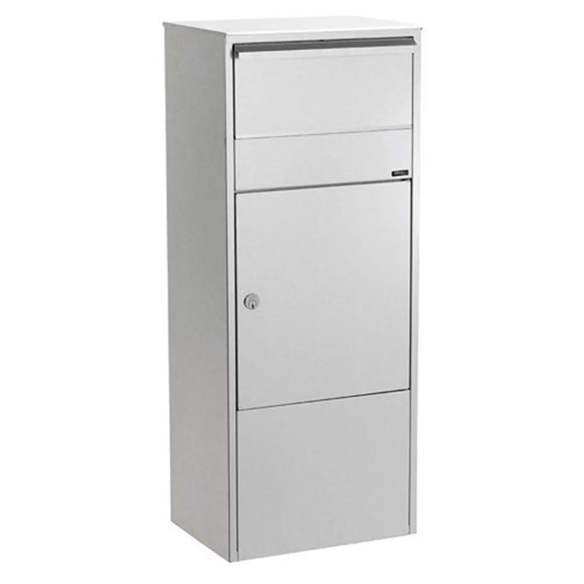 212 MAIN QualArc Allux 800 Galvanized Steel Locking Mail Parcel Box - Cam-Equipped, Weatherproof, Mailbox Storage Organizer (Tools & Hardware, Door Hardware)