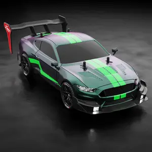 Wireless Remote Control High Speed Drift , Four-wheel Drive Power Racing  with LED Headlights & Replaceable Wheel, Interactive  Toy for Birthday GiftsChristmas gifts Large Scale F4U Corsair Plane 3D Stunt Electric Floating Walking Car Lights Kids driving