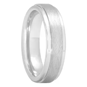 Tantalum Scratch Satin Finish Band, 6mm