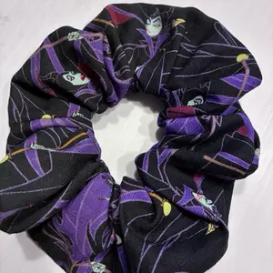 Purple Evil Queen Hair Scrunchie