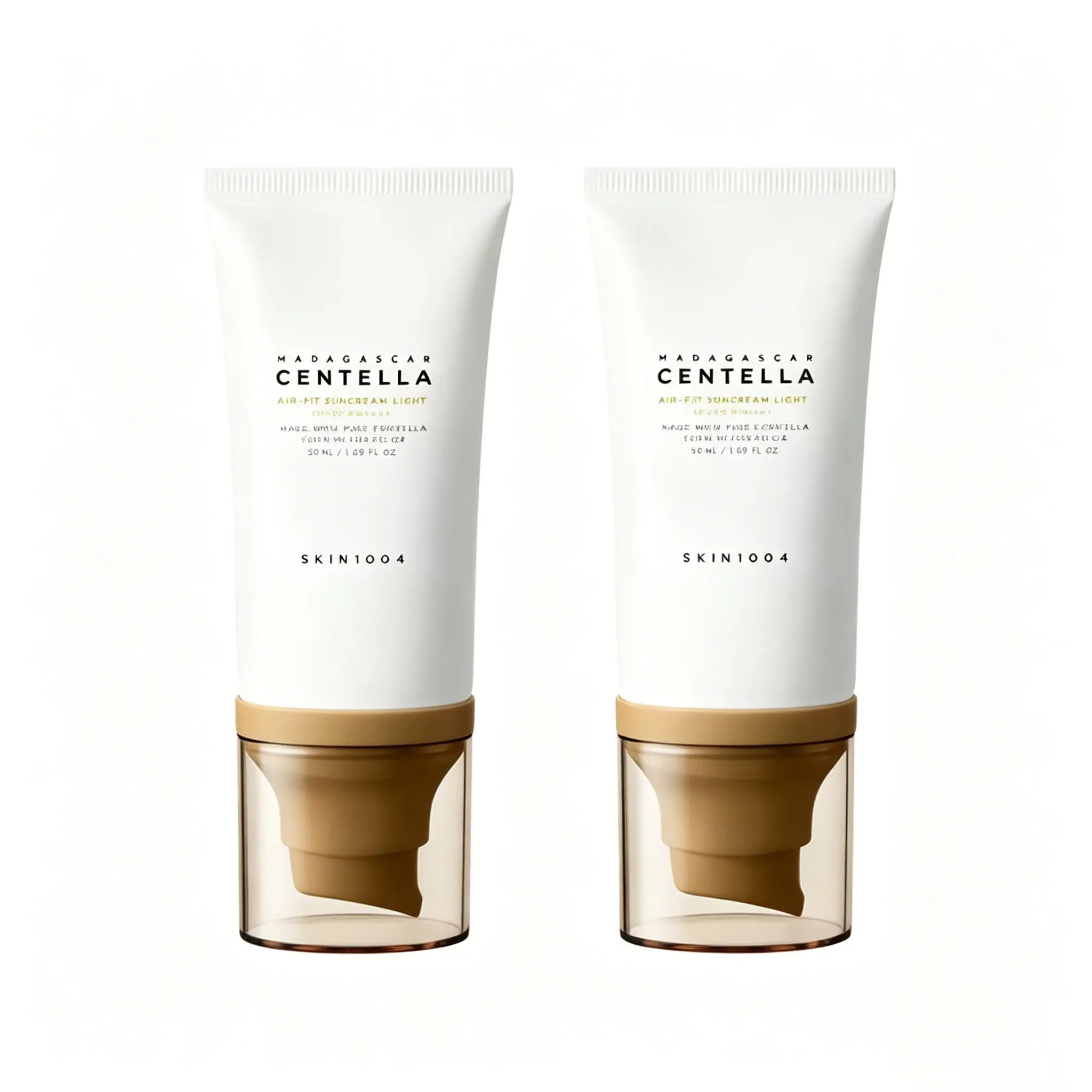 2PCS SKIN1004 Madagascar Centella Air-Fit Suncream SPF30 PA++++ | Lightweight Korean Sunscreen for Daily UV Protection