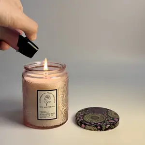 Aromatherapy Candle Soy Wax and Essential Oils Candle for a Cozy Atmosphere - Bedroom Gift for Women Birthday  Soy Wax Candle，Valentine's Day gift smelling original