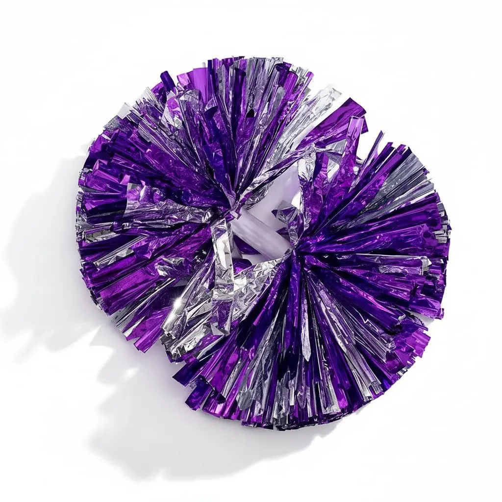 Metallic Purple & Silver Foil