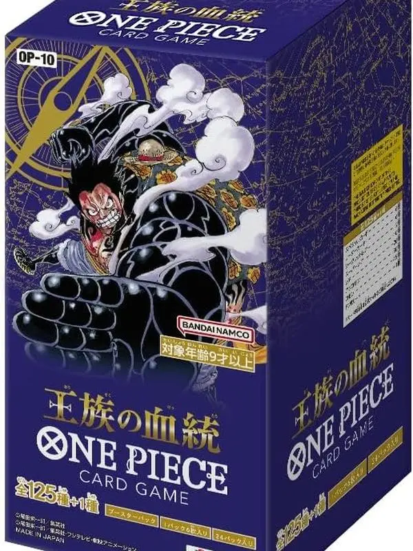 Bandai One Piece Card Game Royal Bloodline OP-10 Booster Box Japanese Edition Collectible Trading Cards Exclusive Cards Special Edition - TikTok Shop Bandai One Piece Card Game Royal Bloodline OP-10 Booster Box Japanese Edition Collectible Trading Cards Exclusive Cards Special Edition - TikTok Shop