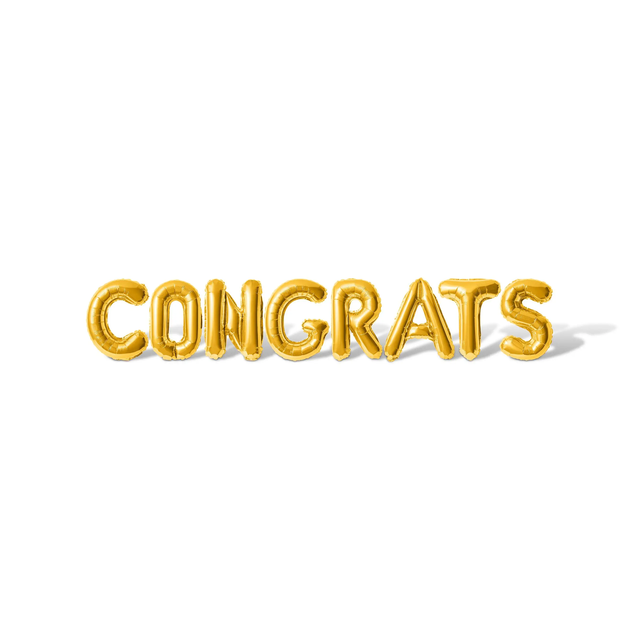 Letter Balloons - CONGRATS 16" Inch Alphabet Letters Foil Mylar Balloon Graduation Party Banner