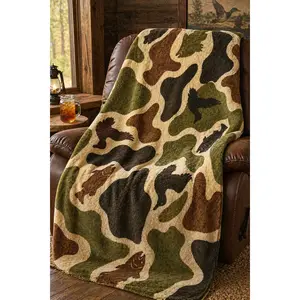 Camo Plush Blanket