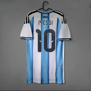 10# Messi 2026 Argentina Football Jersey Home Durable & Shape Retaining Soccer Jersey