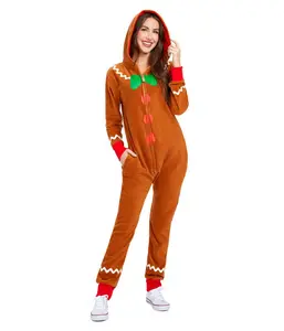 Women's Gingerbread Man Jumpsuit