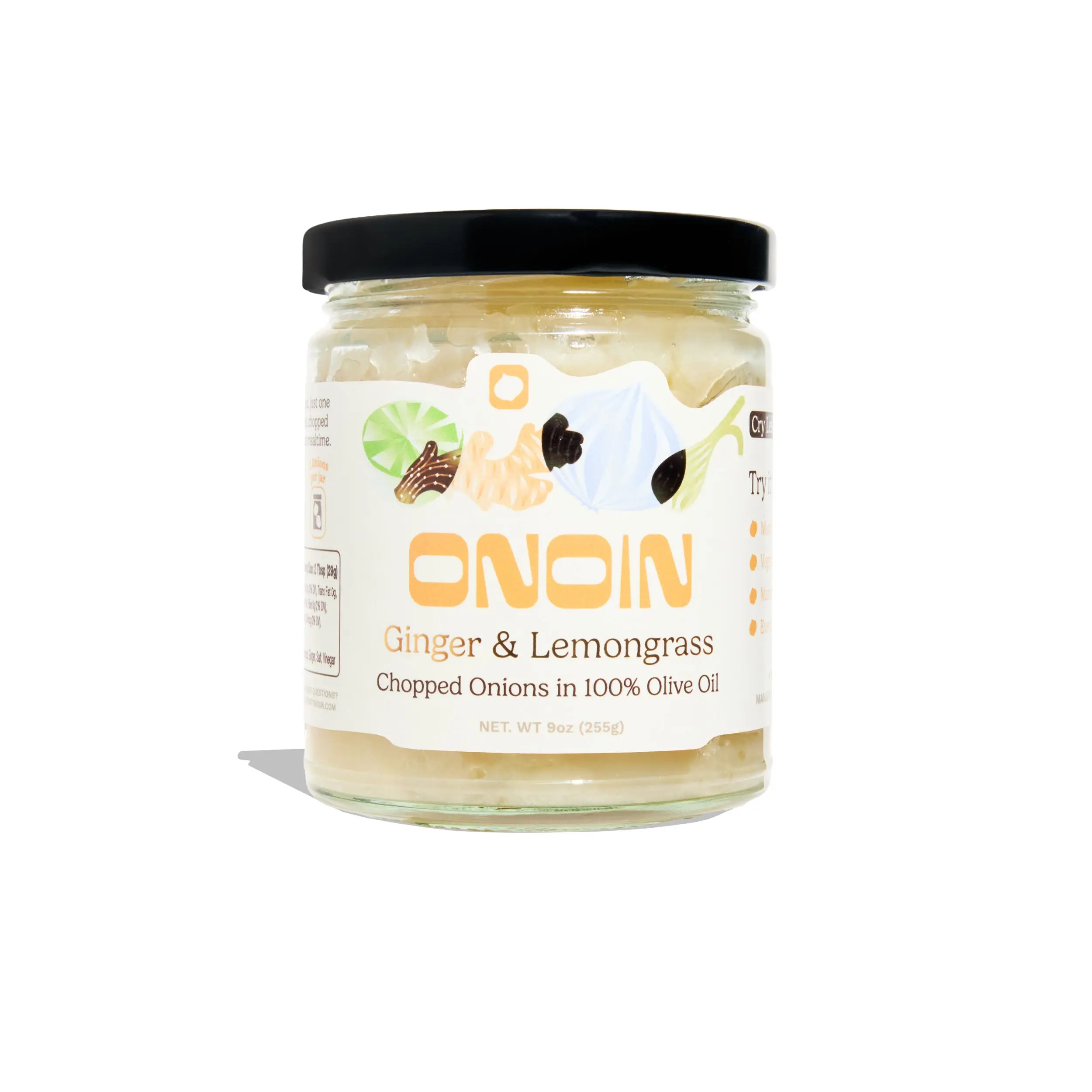 ONOIN: Chopped Onions - Ginger & Lemongrass Flavor