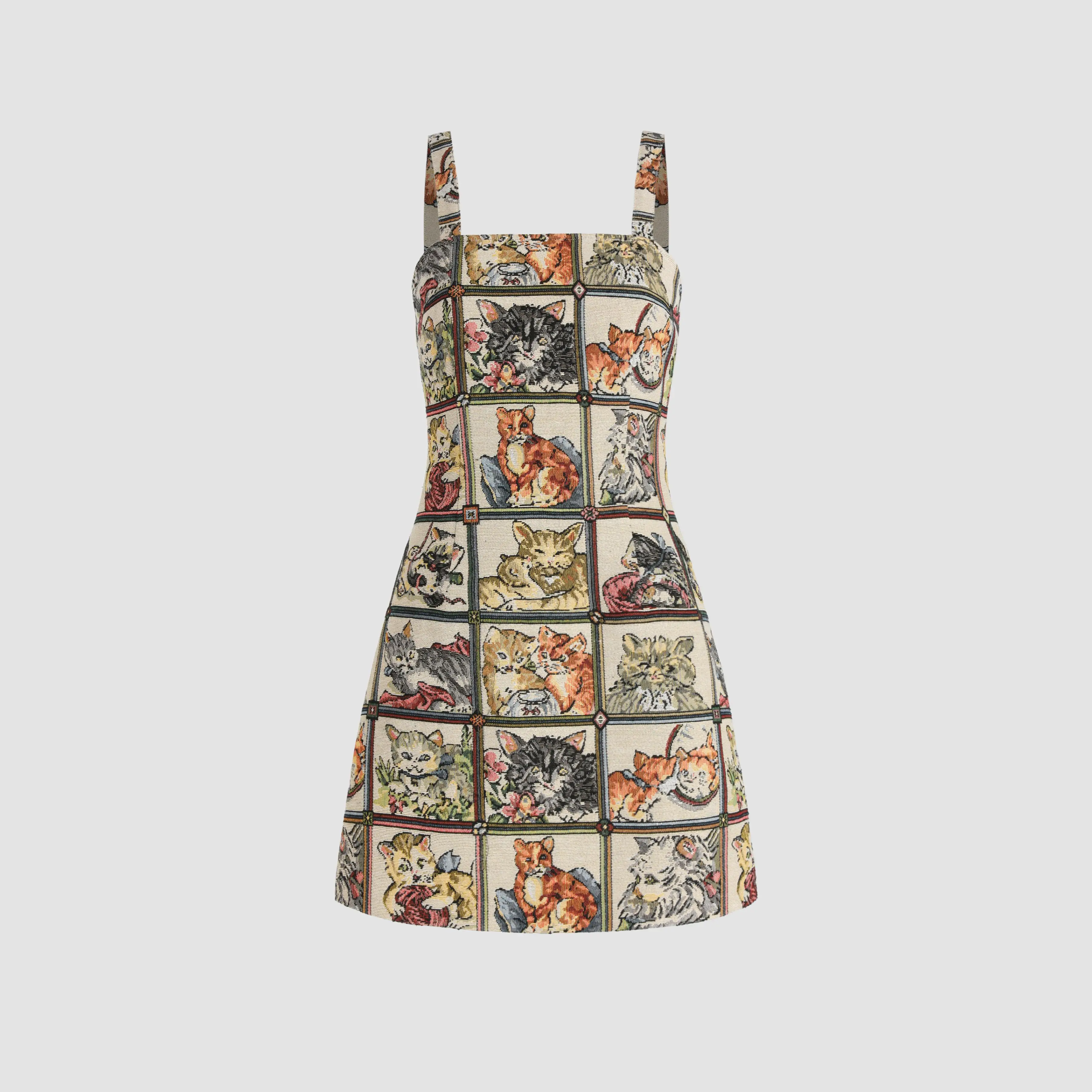 Cider [size 2-10] Cat Lover Dress SummerFinds