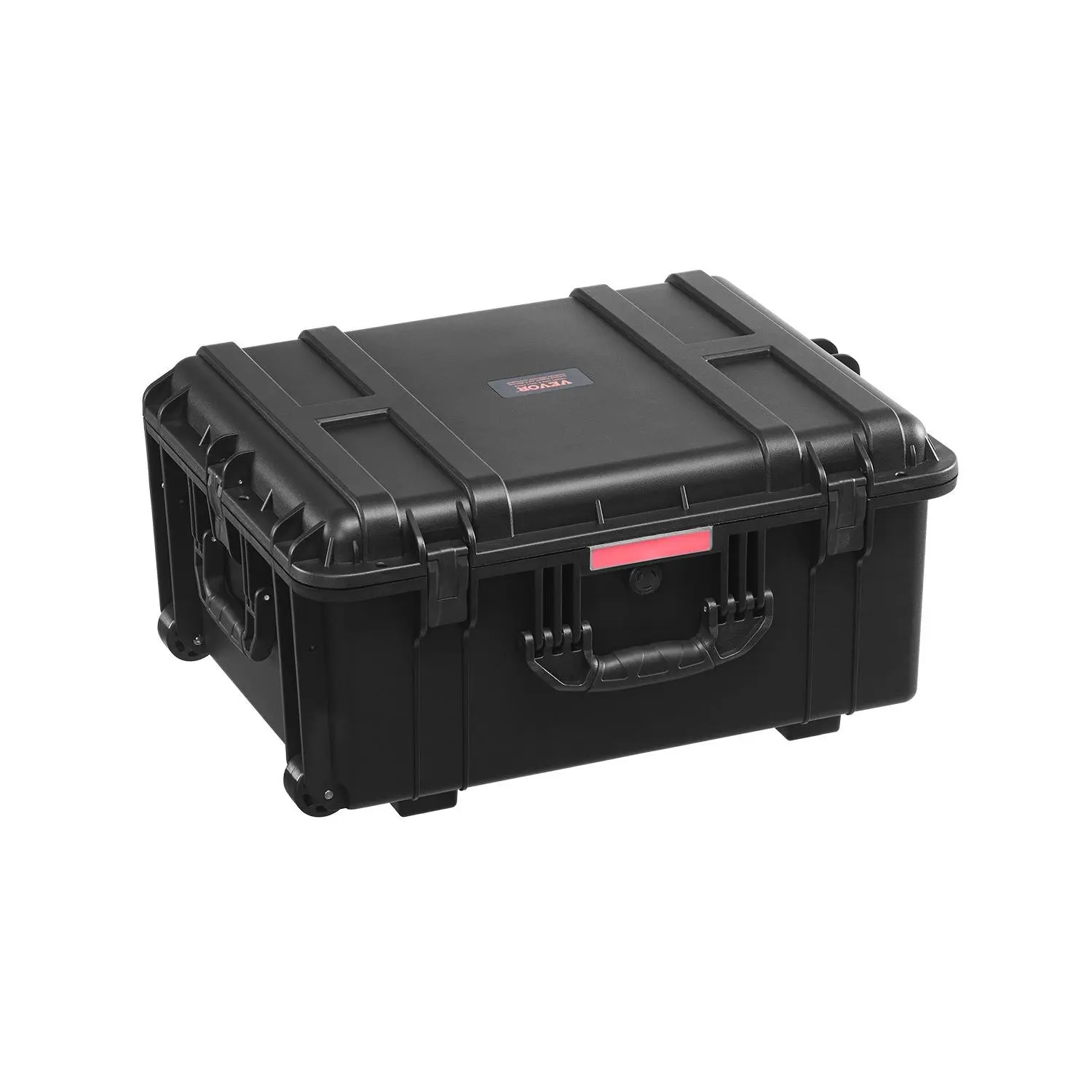 【FathersDayGift】VEVOR Weatherproof Hard Case, Heavy Duty Protective Dry Box Case with Pre-Cut Foam, Wheels & Retractable Pull Handles for Travel, Hunt, Military, Tactical, IP67 Waterproof Case for Cameras(63x50x32)Summervibes