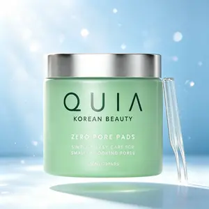 QUIA Dual-Action Toner Pads, Mild PHA Exfoliation for Sensitive Skin, Hydrating Formula Minimizes Pores, Controls Blackheads and Blemishes, 70 Korean Textured Pads