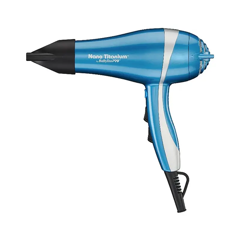 BaBylissPRO Nano Titanium Professional Ionic Hair Dryer - Model BABNT5548, 2000W High-Power Lightweight Hair Tool with Ergonomic Design, Ion Generator, Cool Shot Button for Smooth Blowout & Fast Frizz-Free Results