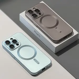 Suitable for iPhone 17 16 15 14 13 12 11 Pro max 16E 16 15 14 Plus Simple Matte Soft Shell with Lens Protection Film Cellphone Smartphone