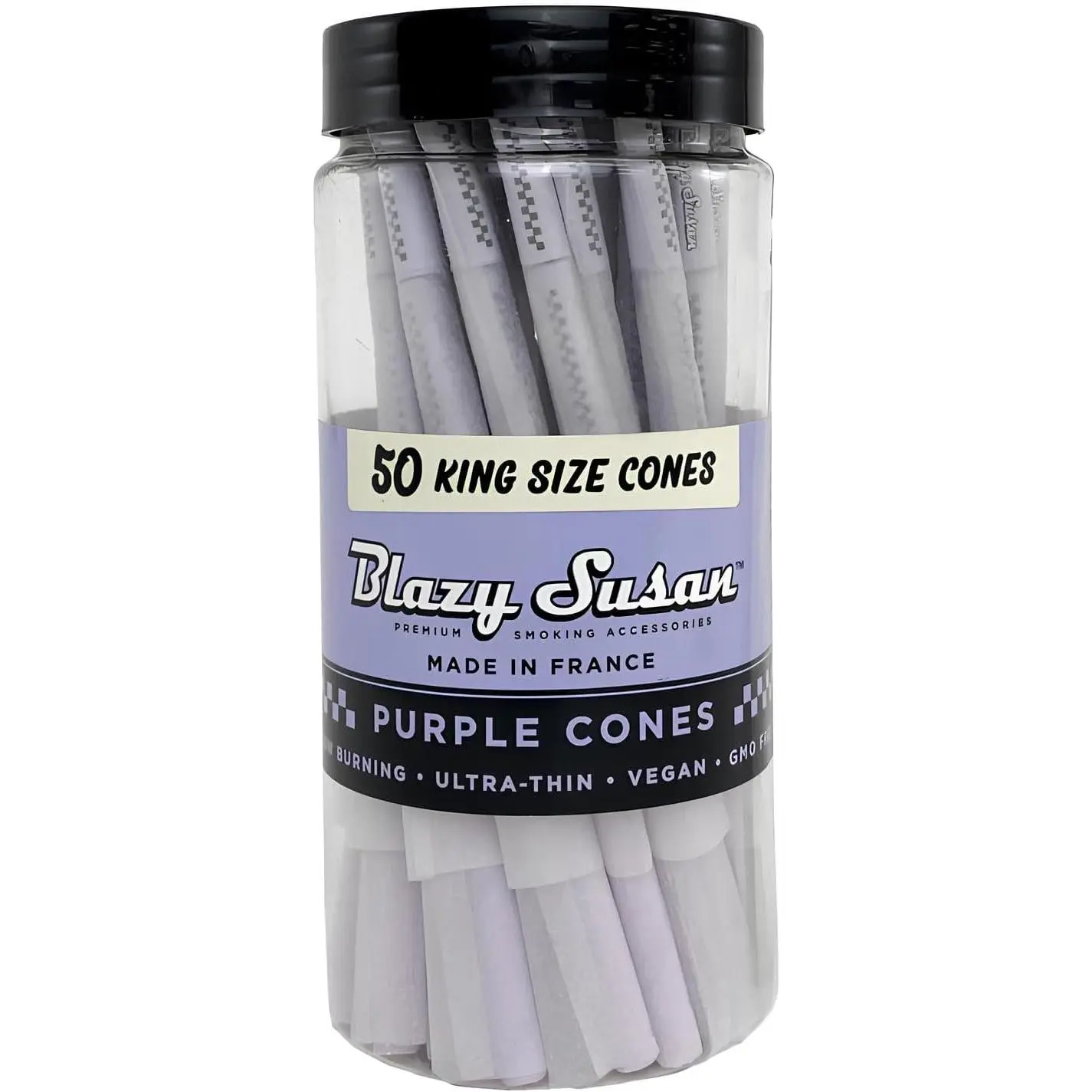 Purple King Size Cones 50CT BLAZY SUSAN