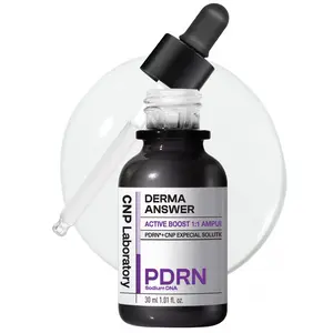 PDRN Active Boost Face Serum - Salmon DNA Serum for Face, Smoothing Fine Lines & Wrinkle, Rejuvenating & Firming Skin, Anti-aging Booster with Collagen, Korean Skin Care, 1.01 fl. oz. (30ml)
