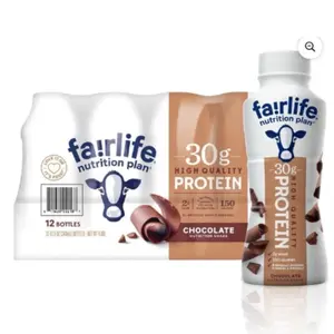 Fairlife Nutrition Plan Chocolate Bottles, 30g Protein, 12 pk./11.5 fl. oz. Beverage