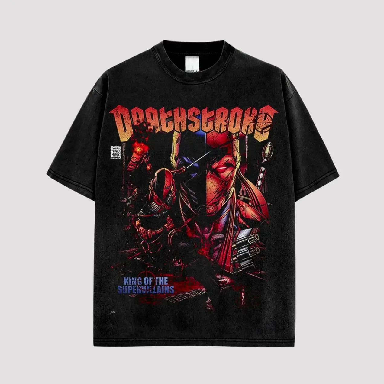 Deathstroke Premium Cotton T-Shirt V1, Deathstroke Fans T-Shirt, DC Fans Club T-Shirt, Dark Superhero T-Shirt, Comic Book Fans T-Shirt, Superhero Graphic Tee. 73P