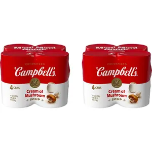 8 Packs Condensed Cream of Mushroom Soup, 10.5 oz Can
