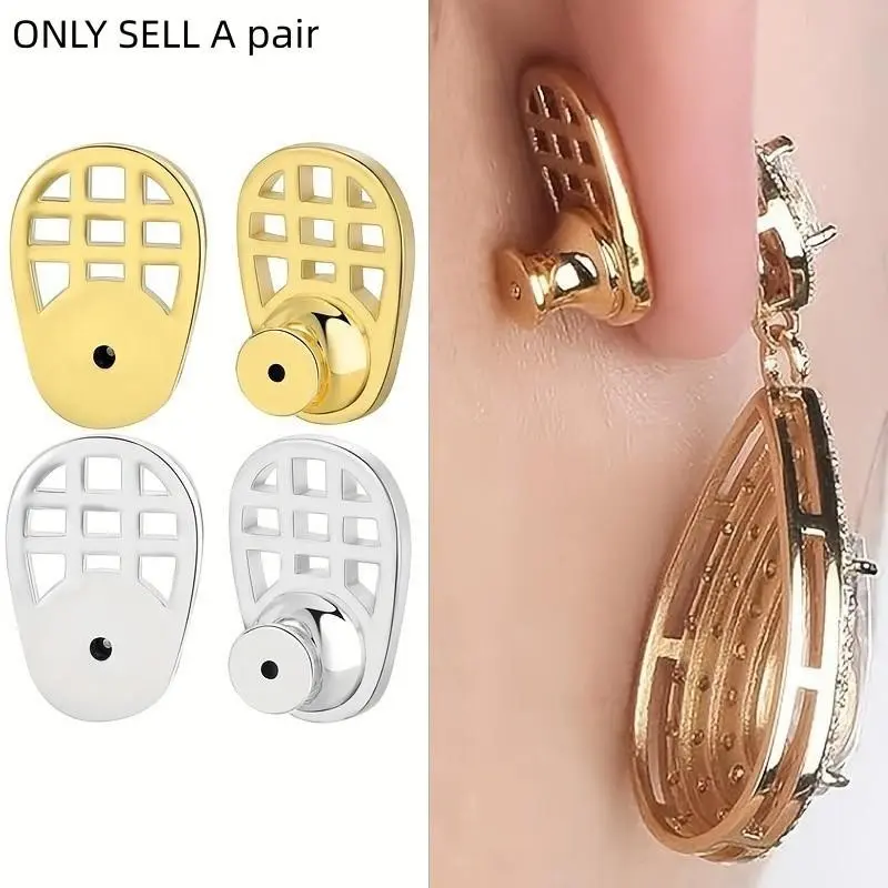 New Earring Back Cover for Dangle Earrings, Durable Shape Earring Enhancer, Locking Earring Back Replacement, High-Quality Jewelry Gift for Women