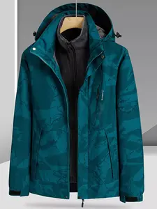 Men's Plus Size Waterproof Windproof Outdoor Jacket