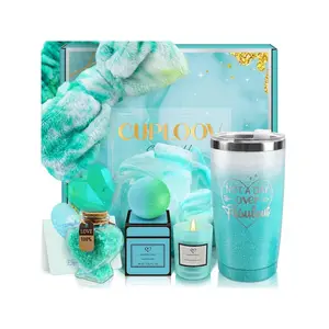 1 Set Birthday Gifts For Women, Relaxing Spa Gift Basket Set, Unique Gift Ideas For Women, Mother's Day Gifts For Mom Sister Best Friend Wife, Employee Teacher Nurse Appreciation Gifts