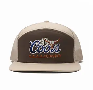 Coors Cowboy Snapback Hat | Western Trucker Cap for Men & Women | Vintage Rodeo Beer Style Hat |  Country Style Gift for Him | Fast Shipping