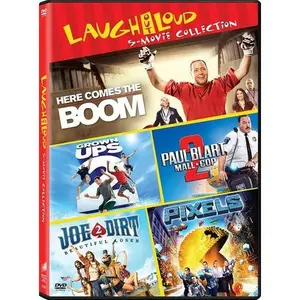Grownups 2 / Here Comes the Boom / Joe Dirt 2: Beautiful Loser / Paul Blart:Mall Cop 2 / Pixels  [DVD Video Disc] Ac-3/Dolby Digital, Dolby, Dubbed, Subtitled, Widescreen