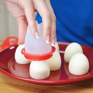 Set of 2 Non-Stick Silicone Egg Cookers - a Handy Kitchen Tool for Boiling And Steaming, Ensuring Your Eggs Are Cooked to Perfection