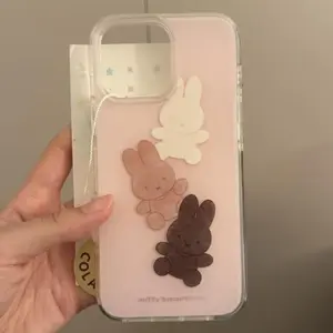 Kawaii MIFFY Rabbit Phone Case with A Cartoon Creative Cookie Shape For iPhone 17 16 15 14 13 12 11 Pro,ProMax ,Plus , Anti Drop Cover.