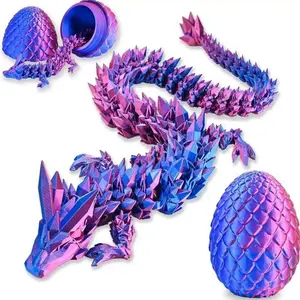 1pc Dragon Egg + 1pc Dragon Sculpture Statue Combo Set, Furniture Decor, Collectible Figurines, 3D Printed, Desktop Decoration, Room Decor, Home Decor, Tabletop Decoration, Easter Decoration, Perfect for Collecting!