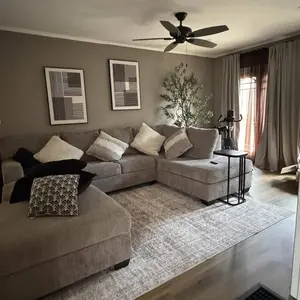 Art&Tuft Washable Area Rug  Large Soft Rugs for Living Room Vintage Beige Carpet  Area Rugs for Bedroom Dining Room Non-Slip Stain Resistant Under Table Rug Available in Various Sizes