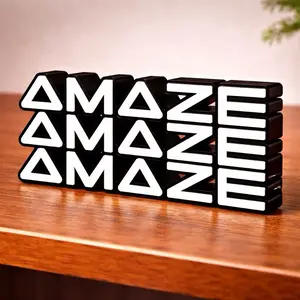 AMAZE AMAZE AMAZE Sign | Project Hail Mary Decor | 3D Printed Sci-Fi Bookshelf Display | Rocky Quote Gift