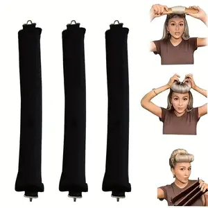 Heatless Hair Curler, 3 Counts/set Flexible No Heat Hair Curler, Natural Hair Styling Tool for Women & Girls Home & Salon Use, Heatless Styling Tools