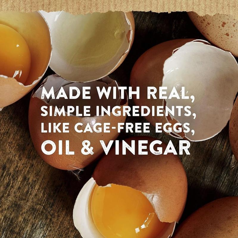 Hellmann's Real Mayonnaise Real Mayo For a Creamy Sandwich Spread or Condiment Gluten Free, Made With 100% Cage-Free Eggs 15 oz