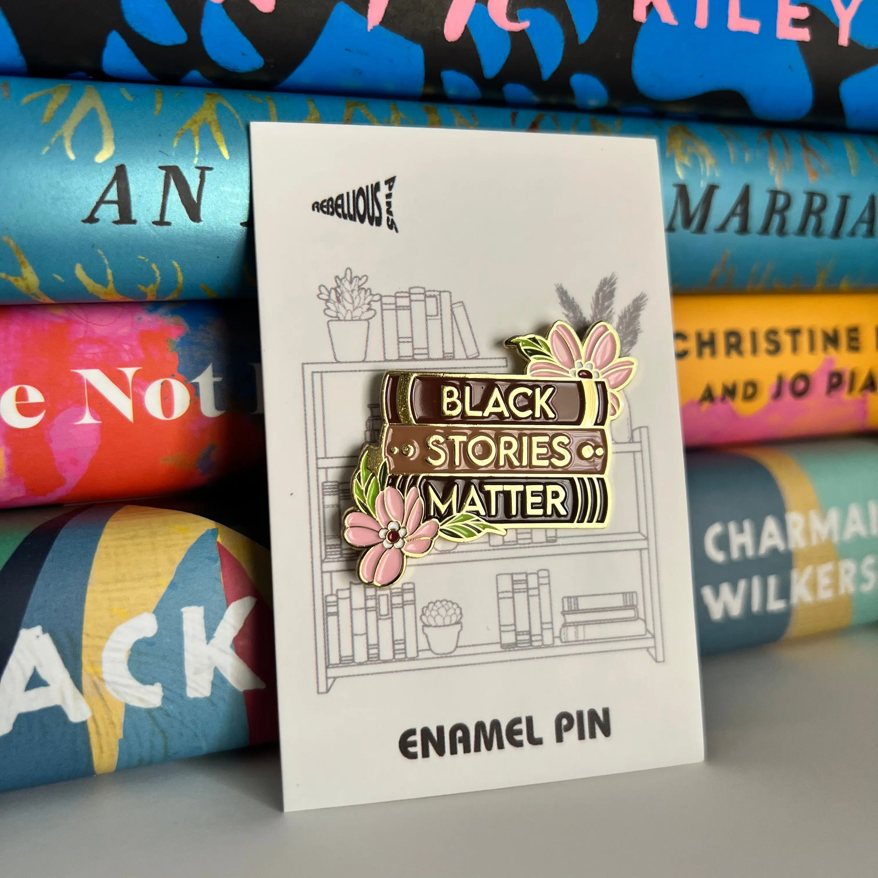 Enamel Pin | Black Stories Matter