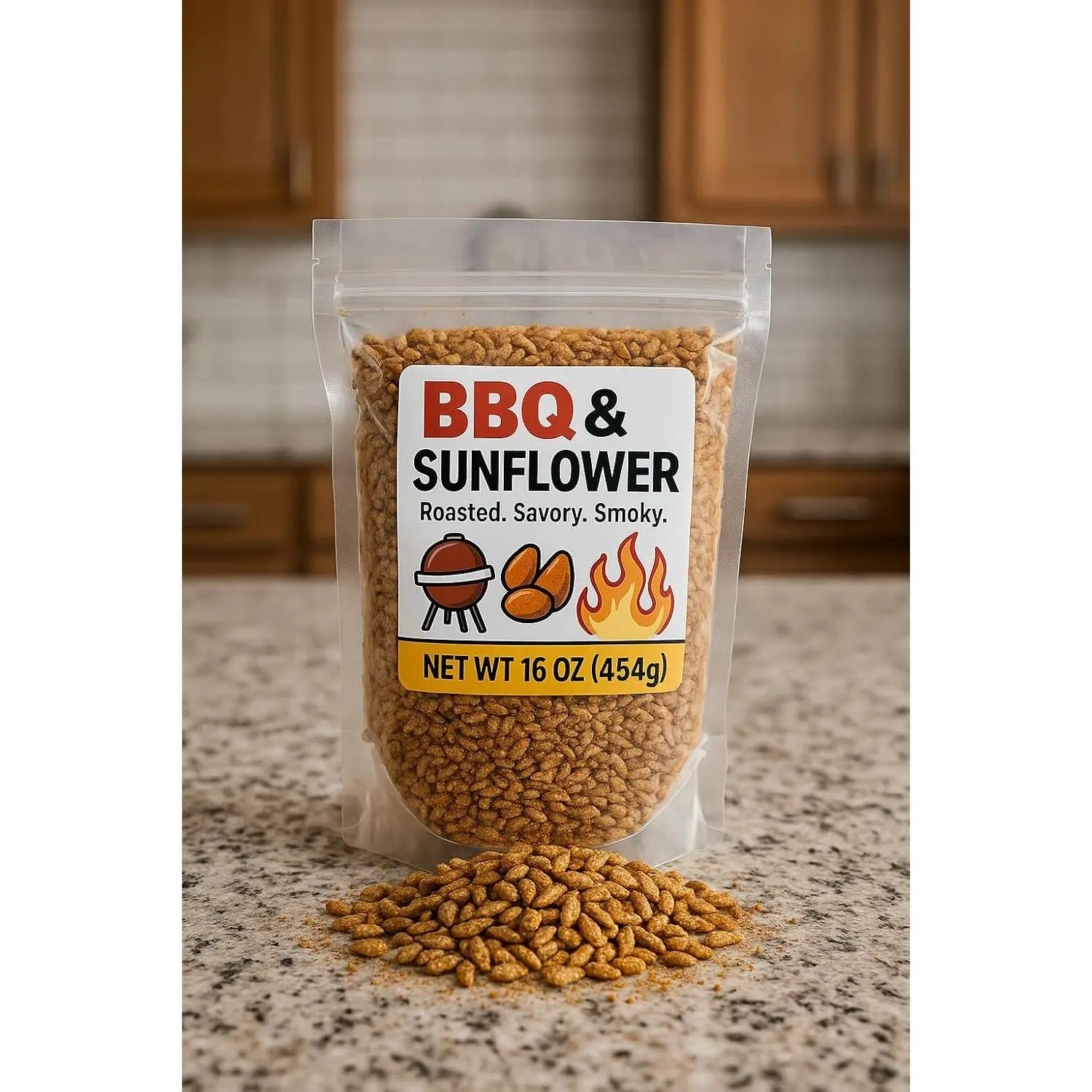 BBQ Sunflower Seeds BBQ 1 pound bag