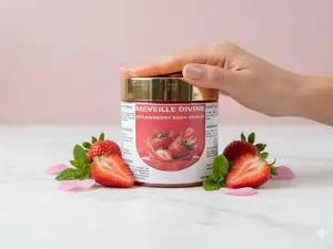 Merveille Divine Strawberry body scrub