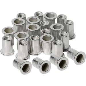 120 count 1/4-20  Rivet Nuts Threaded Inserts Rivnuts Nutsert 1/4-20UNC